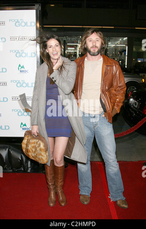 Jake Weber & épouse Elizabeth Carey Los Angeles Premiere de 'Fool's Gold' au Grauman's Chinese Theatre - Arrivées Los Angeles, Banque D'Images