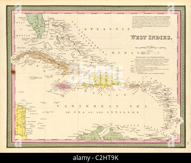 Antilles - 1849 Banque D'Images