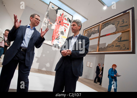 Le Joan Miro, échelle d'échapper à l'exposition à la Tate Modern. Elle est conjointement organisée par Matthew Gale et Marko Daniel Banque D'Images