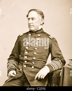 Adm arrière. David Glasgow Farragut, U.S.N. Banque D'Images