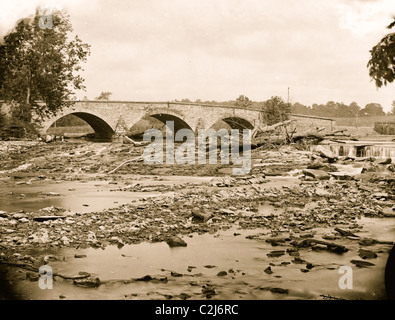 Antietam Antietam, Maryland) Pont sur le Sharpsburg-Boonsboro Turnpike Banque D'Images