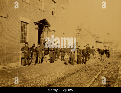 Bureau de district d'abord volontaires, City Hotel, Alexandria, VA Banque D'Images