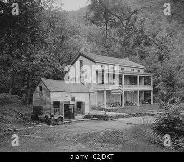 Maison Rip Van Winkle, Sleepy Hollow, les montagnes Catskill, N.Y. Banque D'Images