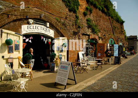 Quai d'Exeter Devon England UK 2011 Banque D'Images