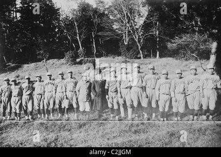 L'équipe de l'Université Waseda au Japon (baseball)] Banque D'Images