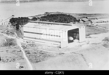 Hangar à Langley field Banque D'Images