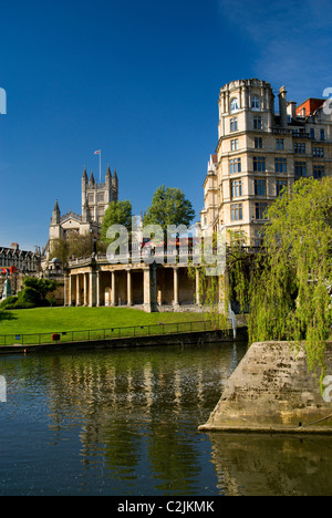 L'Abbaye de Bath Avon et de l'Ancien Empire Hotel, Bath, Somerset, Angleterre, Royaume-Uni. Banque D'Images