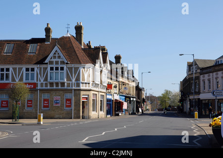 High Street Sandy Bedfordshire Banque D'Images