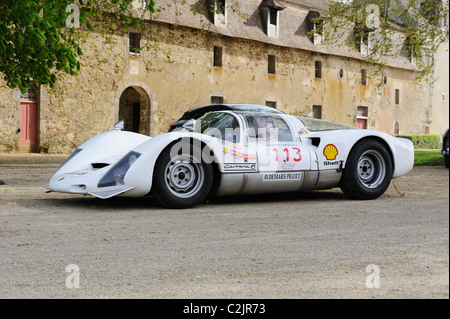 Stock photo d'une Porsche 906 modèle 1966 dans le tour auto optic 2000 en 2011. Banque D'Images