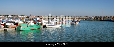 Vue Panoramique Port de Royan en France, région Charentes-Poitou, département Charente Maritime Banque D'Images