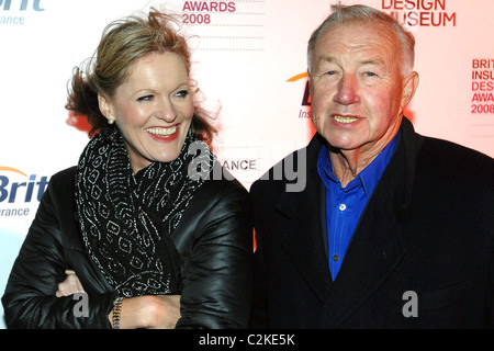 Sir Terence Conran et Lady Victoria Conran Brit Insurance Design Awards dîner au Design Museum, Londres, Angleterre - 18.03.08 Banque D'Images