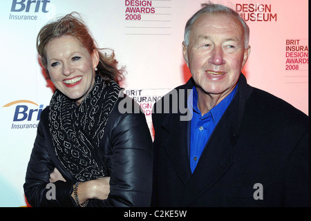 Sir Terence Conran et Lady Victoria Conran Brit Insurance Design Awards dîner au Design Museum, Londres, Angleterre - 18.03.08 Banque D'Images