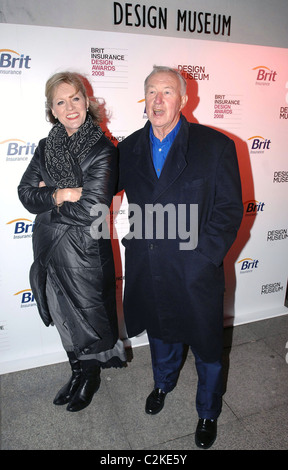 Sir Terence Conran et Lady Victoria Conran Brit Insurance Design Awards dîner au Design Museum, Londres, Angleterre - 18.03.08 Banque D'Images