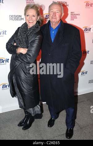 Sir Terence Conran et Lady Victoria Conran Brit Insurance Design Awards dîner au Design Museum, Londres, Angleterre - 18.03.08 Banque D'Images