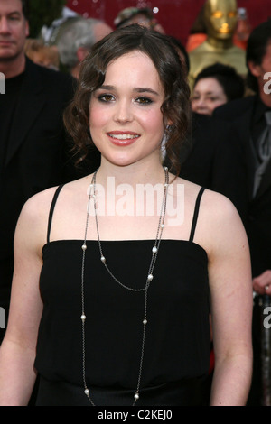 Ellen Page Le 80e congrès annuel Academy Awards (Oscars) - Arrivées Los Angeles, Californie - 24.02.08 Banque D'Images