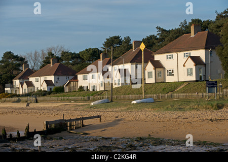 L'ancien ministère de la Défense, propriétés Bawdsey, Suffolk, UK. Banque D'Images