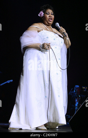 Aretha Franklin live en concert au Radio City Music Hall de New York City, USA - 21.03.08 PNP/ Banque D'Images