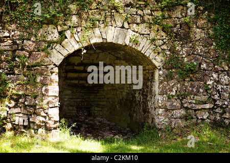 Parc le Breos limekiln, Parc Bois, Gower, au Pays de Galles Banque D'Images