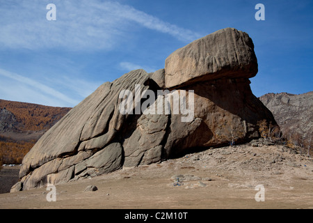 Le Parc National de Gorkhi-Terelj, Région de l'Ouest, la Mongolie Banque D'Images