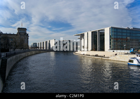 Berlin, Regierungsviertel, quartier du gouvernement, de l'architecture allemand Banque D'Images