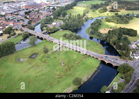 Vieux pont de Trent Burton Burton upon Trent Banque D'Images