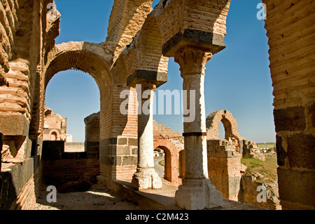 Qasr Ibn Wardan Syrie église Byzantine et Moyen Orient syrien Oriental palace Banque D'Images