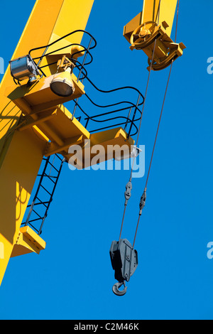 Grue sur les quais de Puerto Madero. Buenos Aires. L'Argentine. Banque D'Images