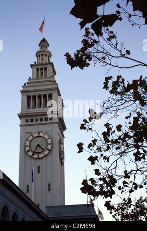 FERRY BUILDING CLOCK TOWER SAN FRANCISCO États-unis 10 Novembre 2010 Banque D'Images
