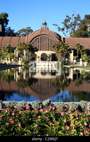 Le bâtiment BOTANIQUE BALBOA PARK SAN DIEGO États-unis 10 Décembre 2010 Banque D'Images