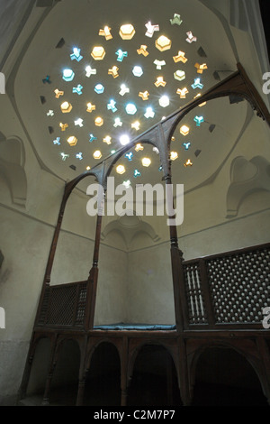 Maison Al-Suhaymi, Darb al Asfur, Le Caire. 1648 -1796. Dome. Banque D'Images