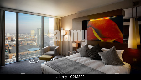 Hilton Tower, 303 874-6448, Manchester. Banque D'Images