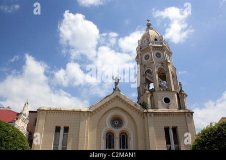 Eglise DE SAN FRANCISCO CASCO VIEJO PANAMA CITY PANAMA 02 Février 2011 Banque D'Images