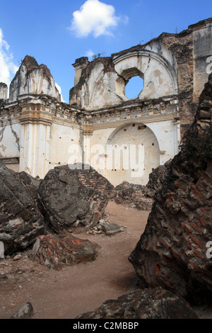L'IGLESIA Y CONVENTO DE LA RECOLECCION ANTIGUA GUATEMALA 22 Février 2011 Banque D'Images
