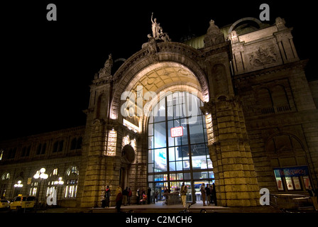 Gare principale, Nuremberg, Allemagne Banque D'Images