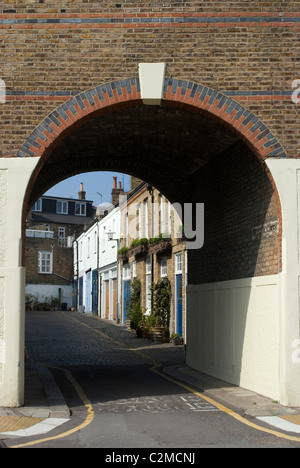 Baynes Mews, off Englands Lane, Belsize Park, Londres NW3 Banque D'Images