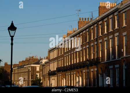 Le quartier géorgien, Liverpool, Merseyside, Angleterre Banque D'Images