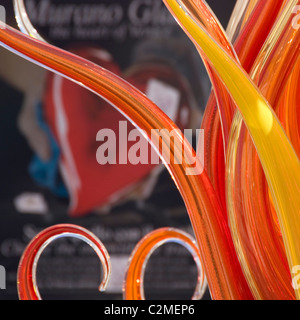 Fornace Mian, Murano, verre Vivarini. Banque D'Images