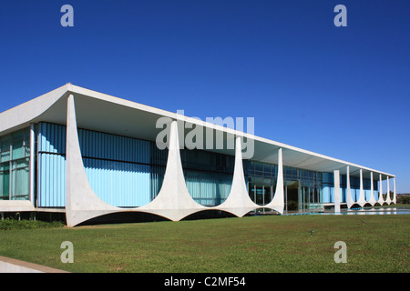 Palais Alvorada, Brasilia. Banque D'Images