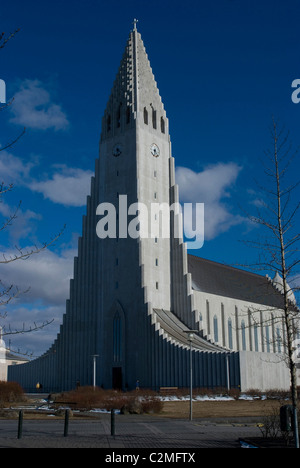 Reykjavik Hallgrimskirkja, Banque D'Images