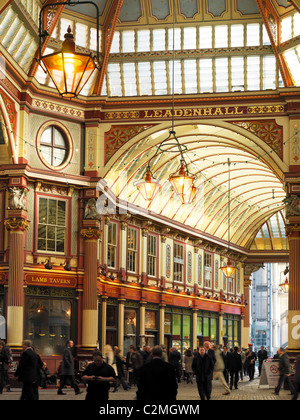 Leadenhall Market, Londres Banque D'Images