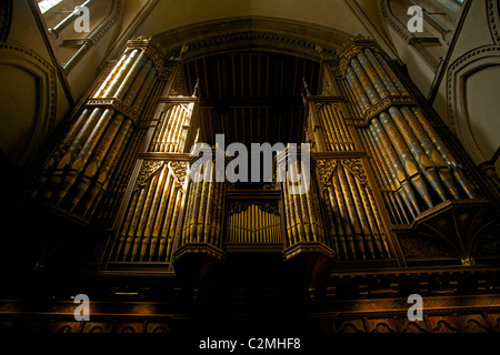 L'orgue de la cathédrale de Rochester Banque D'Images