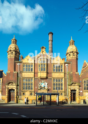 Birmingham CC CCI Moseley, bains de cadre de Birmingham. Rénovation de bâtiment Banque D'Images