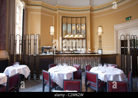 Gilbert Scott restaurant St Pancras Hotel, Londres, Royaume-Uni. Photo:Jeff Gilbert Banque D'Images