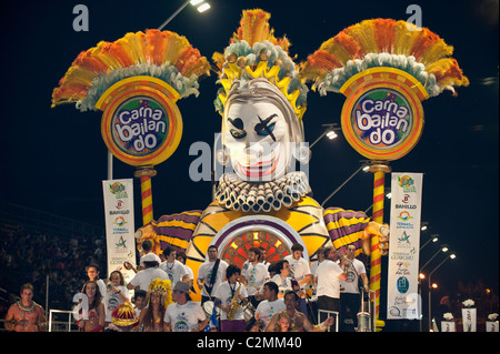 Le flotteur en Buenos Aires Carnaval, Province d'Entre Ríos, Argentine Banque D'Images