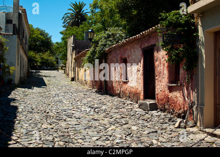 Rue des soupirs, dans l'Uruguay Colonia del Sacramento Banque D'Images