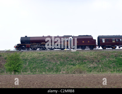 Locomotive à vapeur no 6201 LMS 'Princess Elizabeth' Banque D'Images