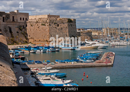 Gallipoli en Pouilles, Italie Banque D'Images