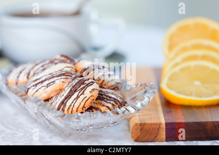 Biscuits citron Banque D'Images