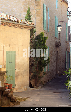 Le village pittoresque de LAcoste dans le Luberon regional park Banque D'Images