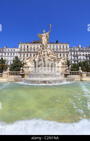 Place de la Liberté à Toulon Banque D'Images